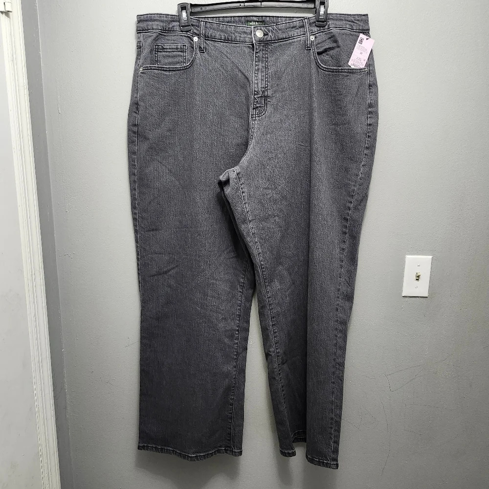 Wild fable women's high rise baggy jeans size 22R gray new with tags